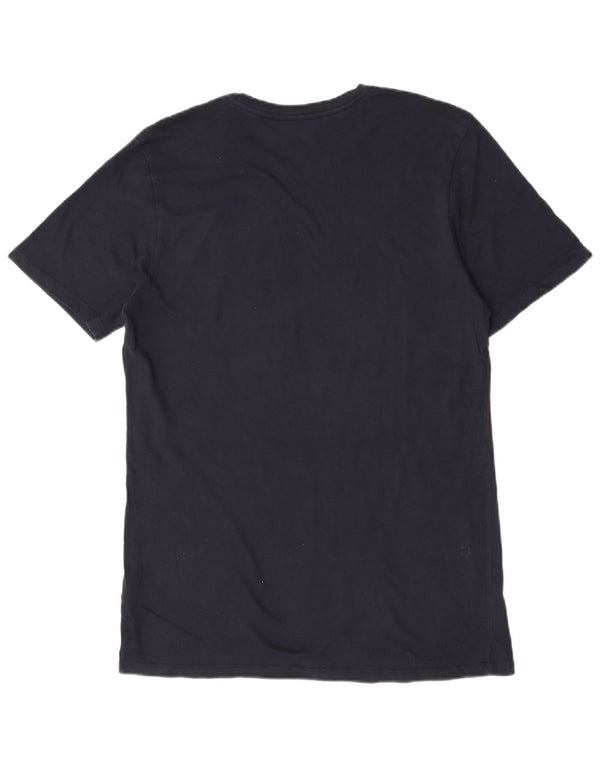 Camiseta masculina Nike Athletic Cut Top médio algodão azul marinho