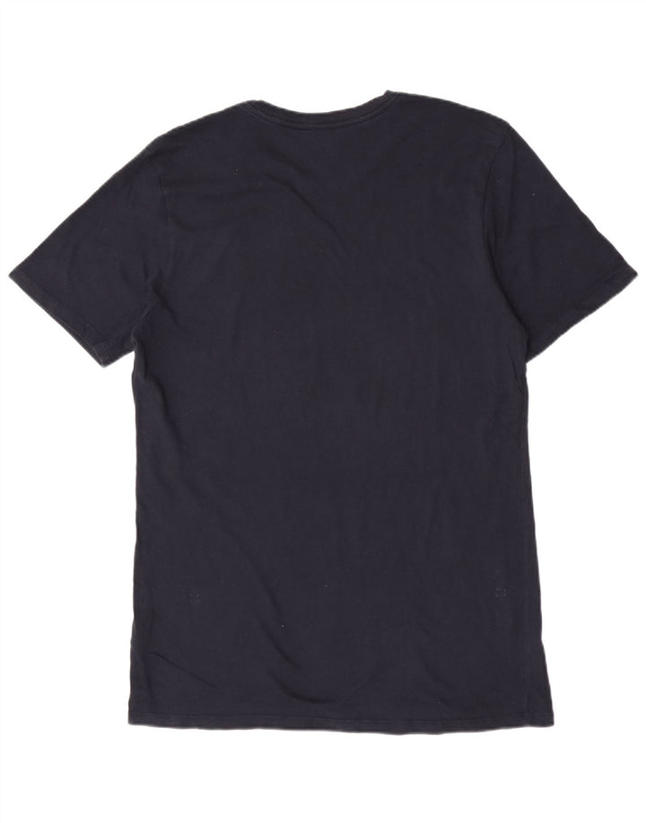 Camiseta masculina Nike Athletic Cut Top médio algodão azul marinho