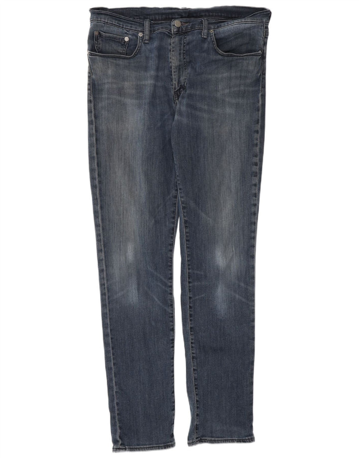 LEVI'S Jeans Slim Masculino W36 L32 Azul Algodão