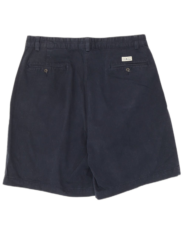 Polo Ralph Lauren Masculino Pegged Chino Shorts Grande W34 Azul Marinho Algodão