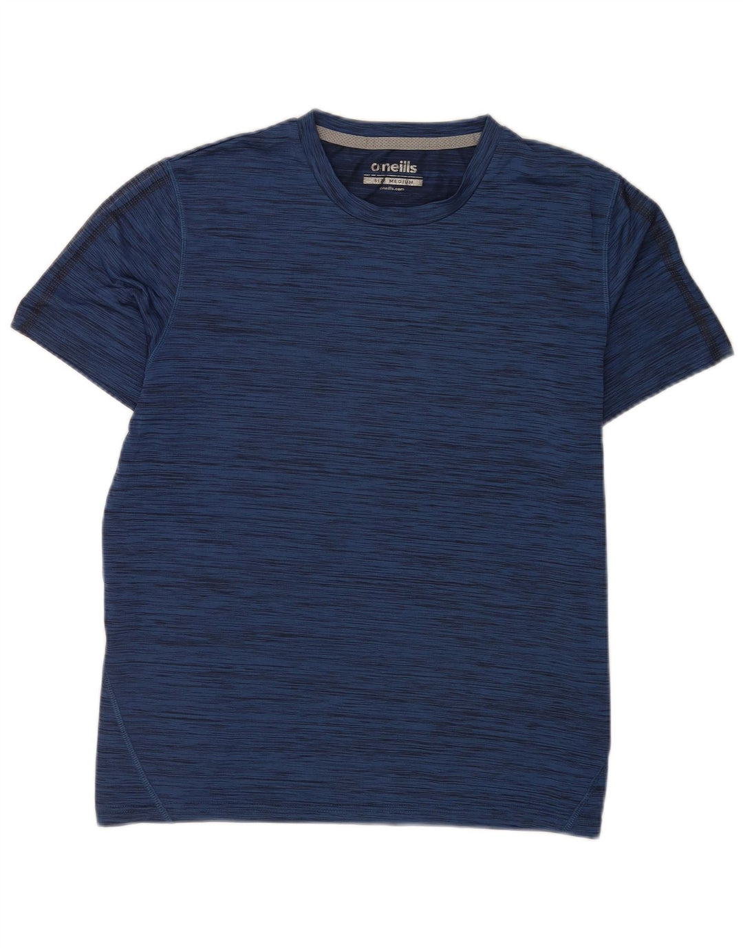 Camiseta masculina O'Neill de poliéster manchado azul médio