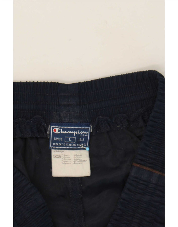 Calça esportiva masculina Champion Cargo grande poliéster azul marinho
