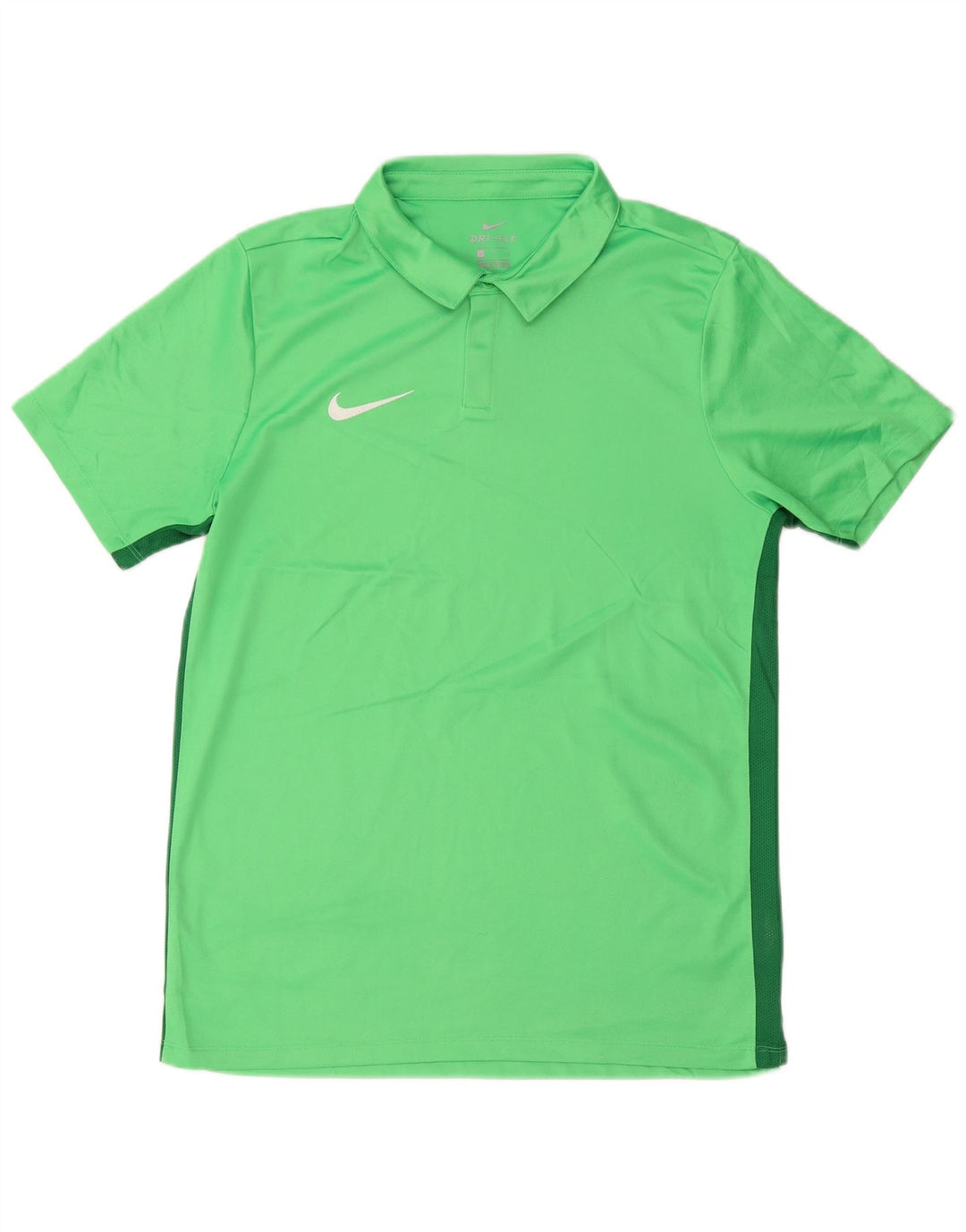 Camisa polo masculina Nike Dri Fit grande verde colorblock poliéster