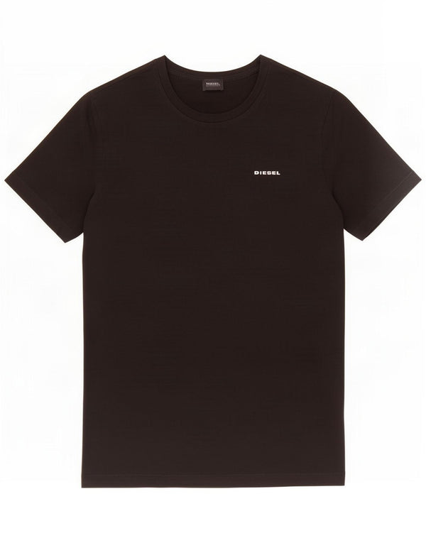 Diesel Mens T-Shirt Top XL Black Cotton