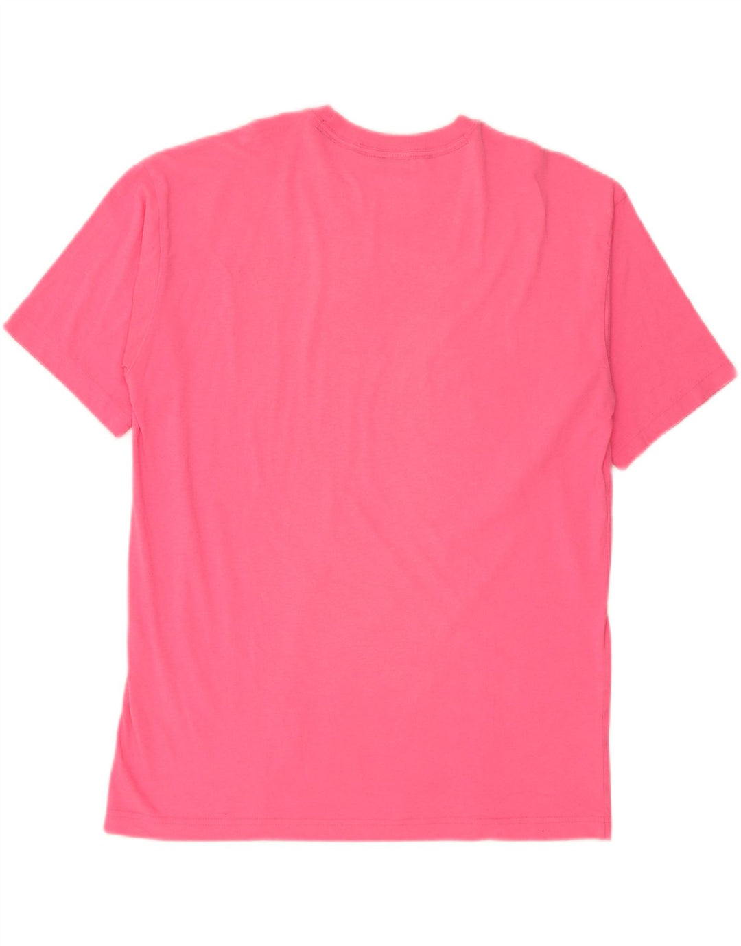 Camiseta masculina gráfica CHAMPION Top médio algodão rosa