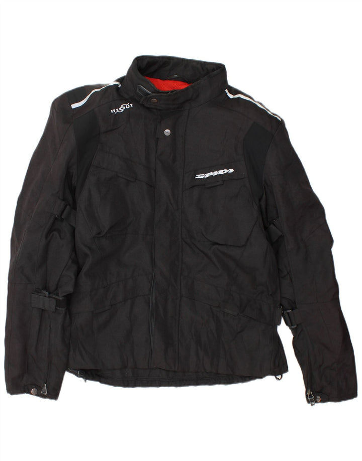 Jaqueta masculina Spidi Graphic Moto Racer UK 40 grande preta
