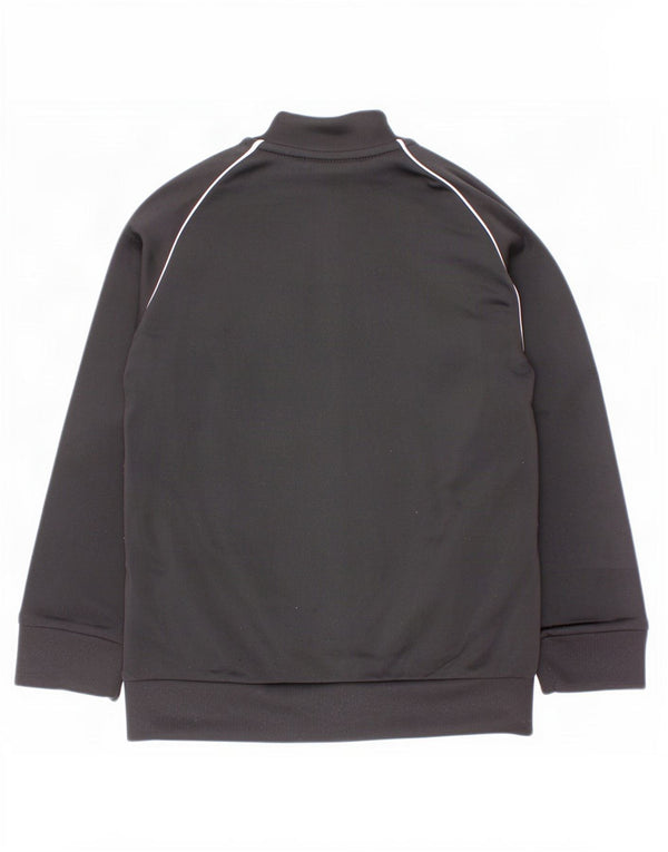 Casaco de treino Adidas Boys 4-5 anos preto poliéster