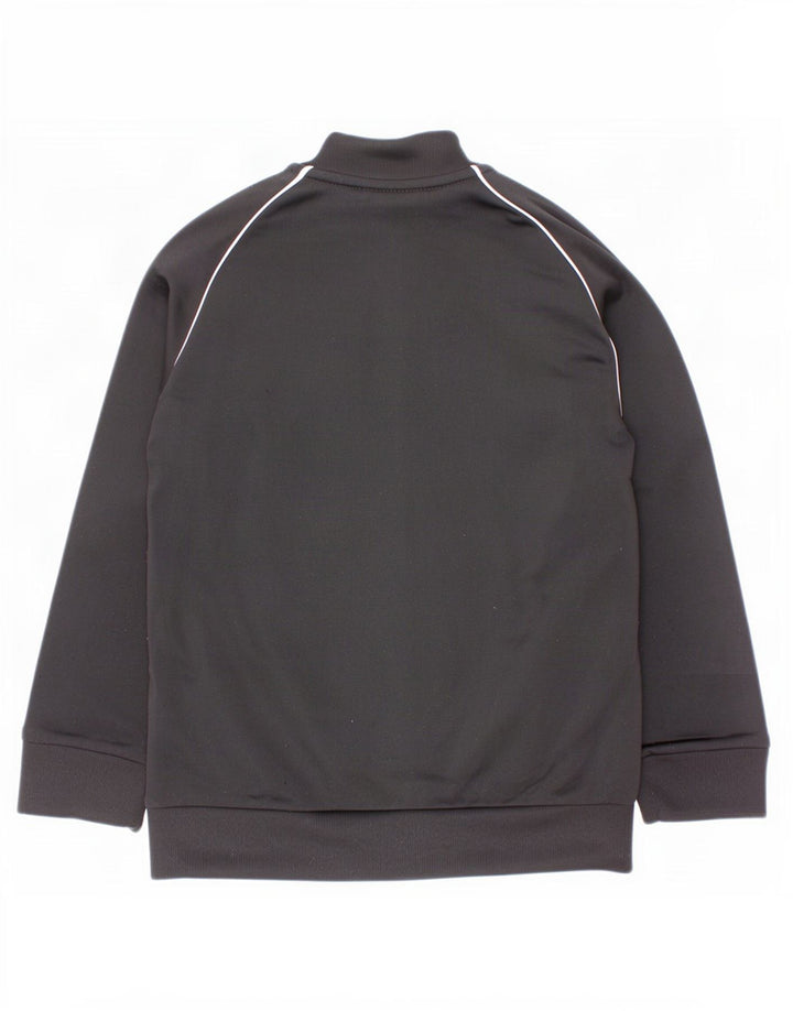 Casaco de treino Adidas Boys 4-5 anos preto poliéster