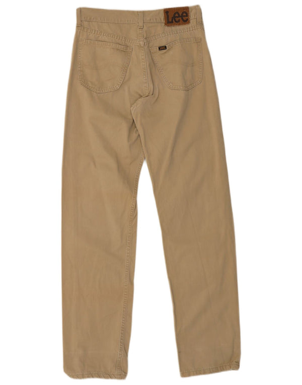 Calça casual reta masculina Lee W30 L32 cáqui