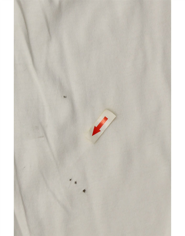 Camiseta gráfica masculina Billabong pequena branca