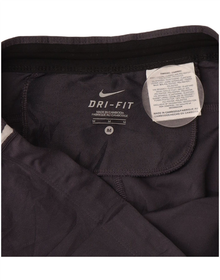 Leggings Nike Dri Fit Capri UK 12 Médio Cinza Poliéster
