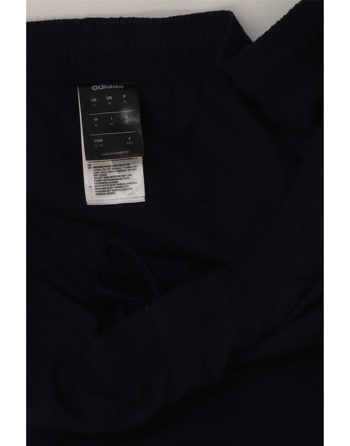 Calça de treino masculina Adidas XL azul marinho poliéster