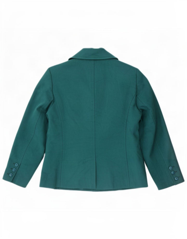 Marks & Spencer Womens Pea Coat UK 16 Grande Poliéster Verde