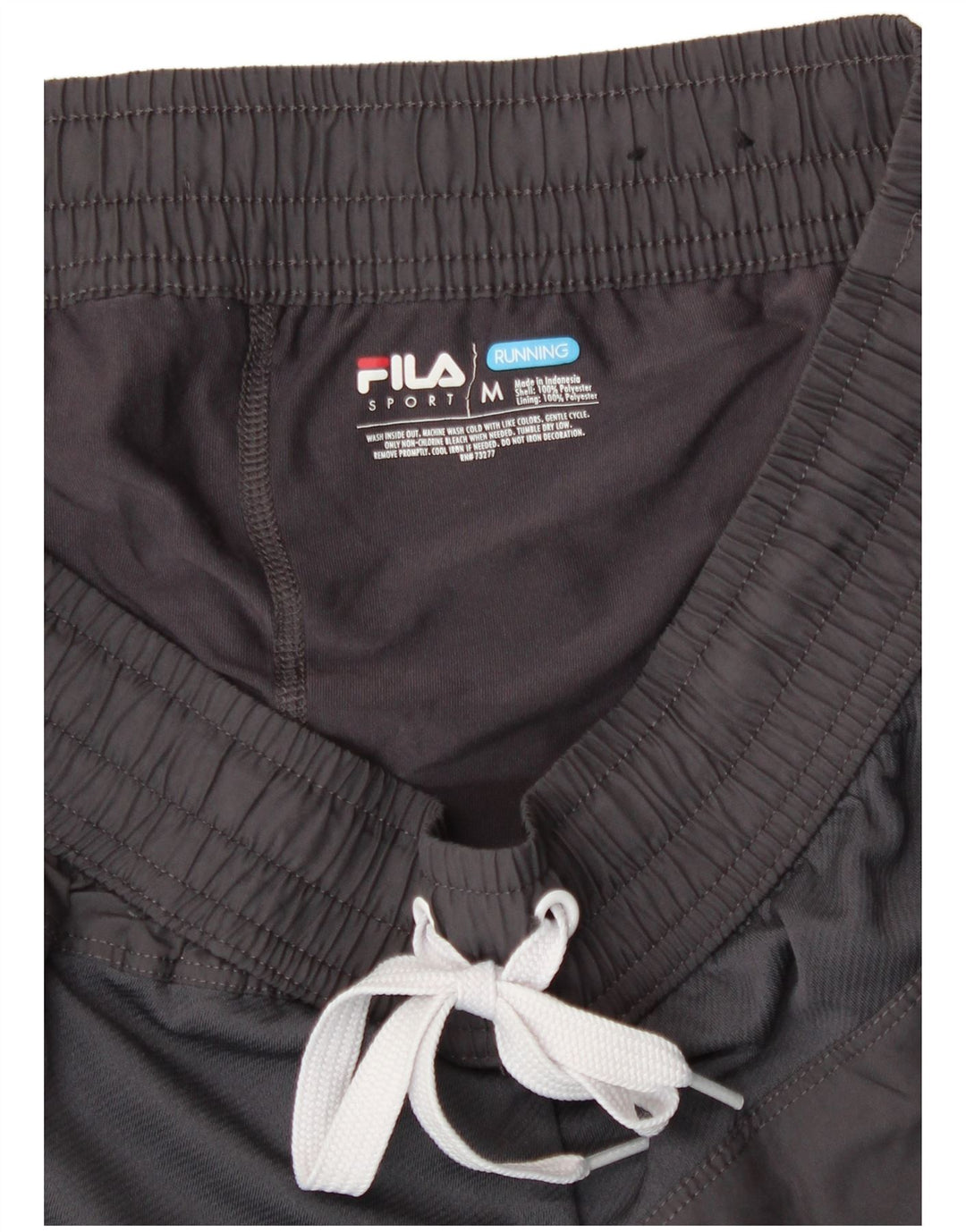 Fila Womens Sport Shorts UK 14 Médio Preto Poliéster