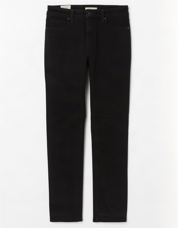 Jeans femininos Levi's Slim W28 L28 algodão preto