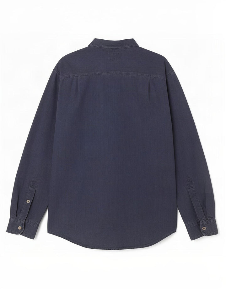 Camisa masculina Levi's grande algodão azul marinho
