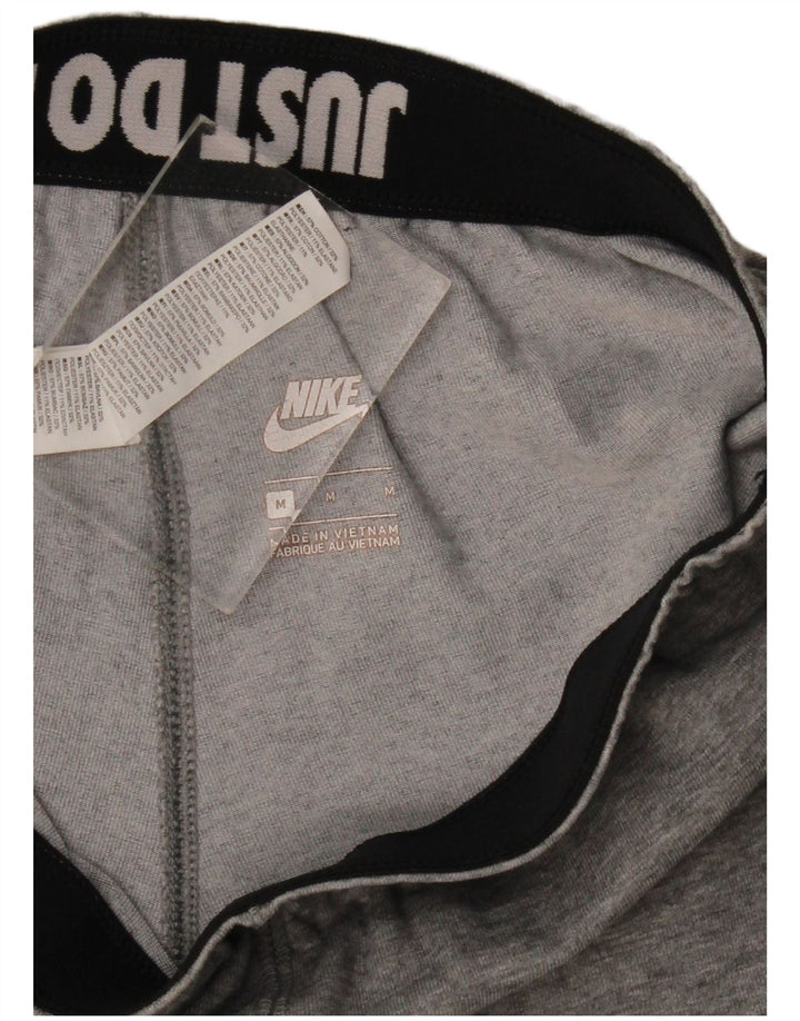 Leggings Nike Femininas Graphic UK 12 Algodão Flecked Cinza Médio