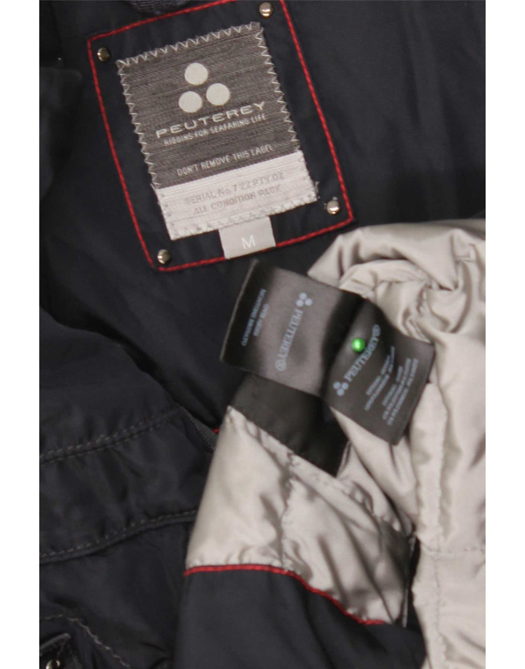 Jaqueta utilitária masculina PEUTEREY UK 38 poliamida azul marinho médio