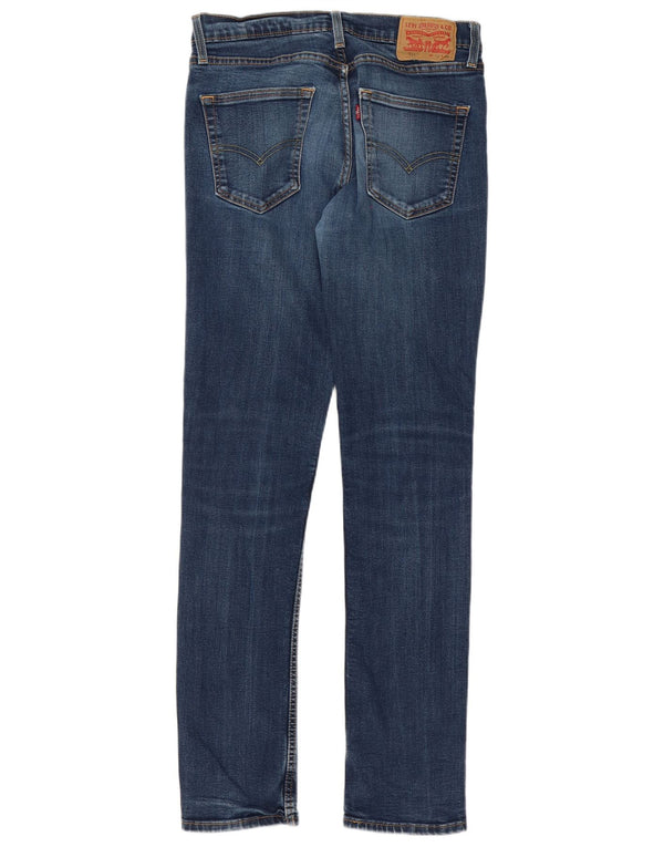 Levi's Masculino 511 Slim Jeans W32 L34 Azul Marinho Algodão
