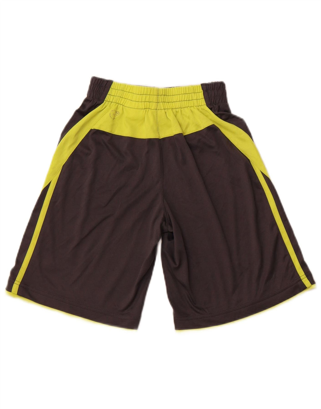Shorts esportivos PUMA para meninos 7-8 anos pequeno cinza colorblock poliéster