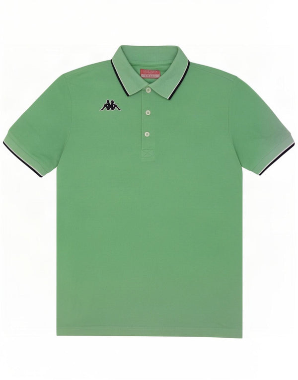 Camisa polo masculina Kappa pequena verde