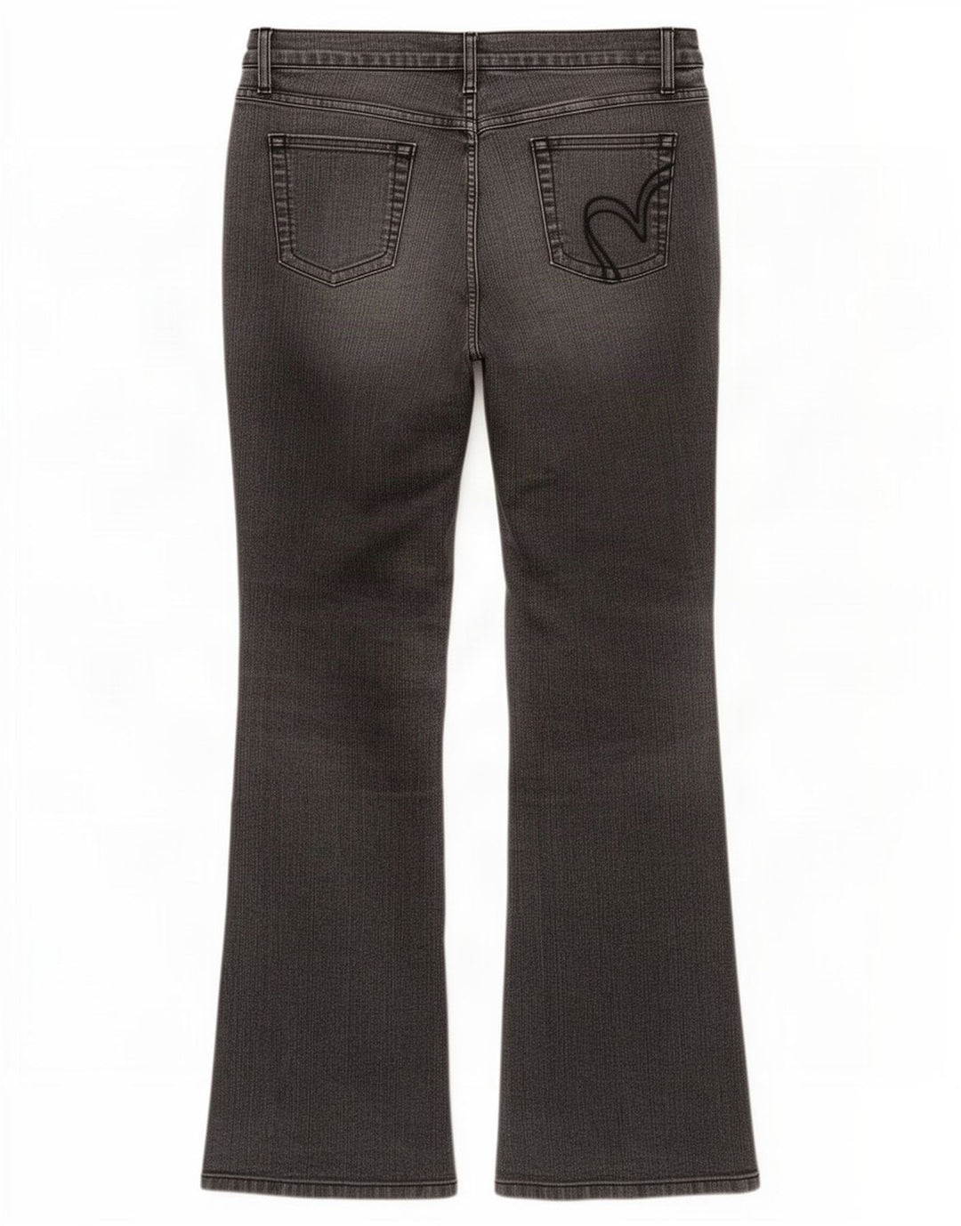 Marks & Spencer Feminino Per Una Bootcut Jeans UK 12 Médio W30 L30 Cinza