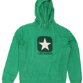 Converse Mens Graphic Hoodie Jumper Médio Algodão Verde