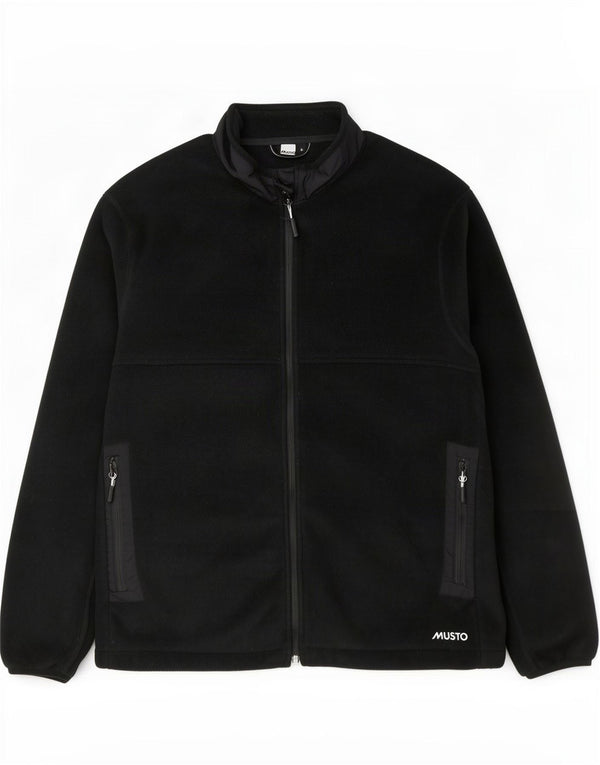 Jaqueta de lã masculina Musto UK 40 grande poliéster preto