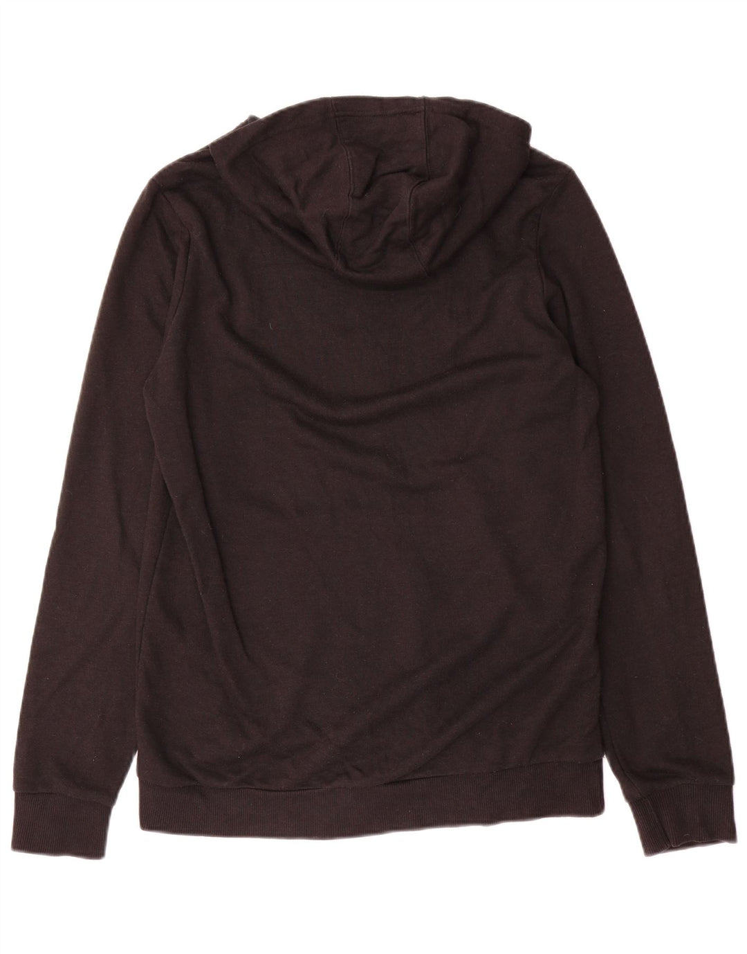 ADIDAS Meninos Graphic Hoodie Jumper 15-16 Anos Preto Algodão