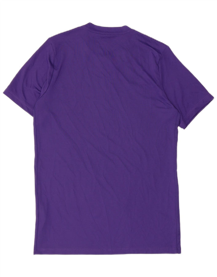 Nike Mens Camiseta Top Médio Roxo Poliéster