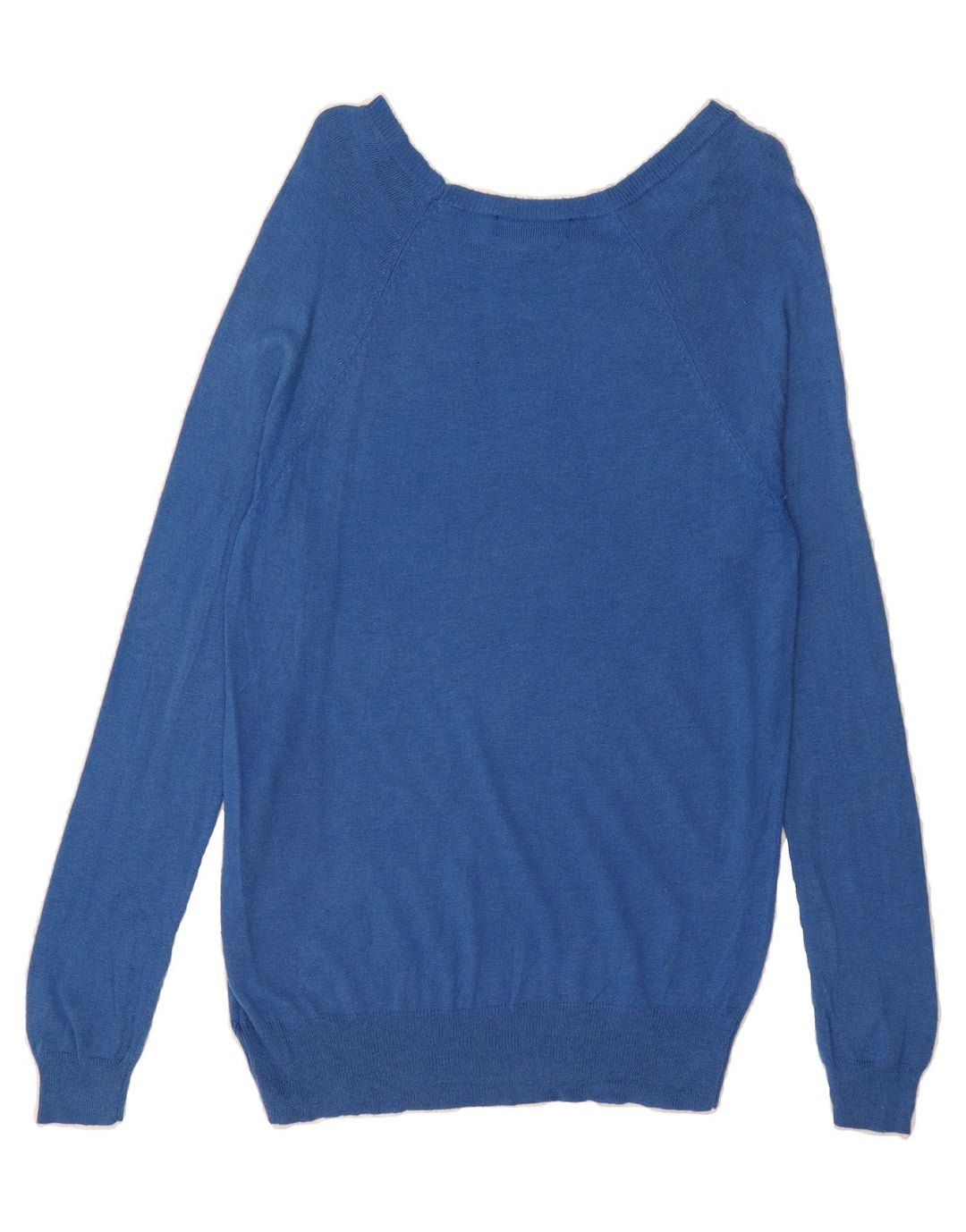 MOSSIMO Womens Boat Neck Jumper Sweater UK 18 XL Blue Nylon Vintage Mossimo and Second-Hand Mossimo from Messina Hembry 