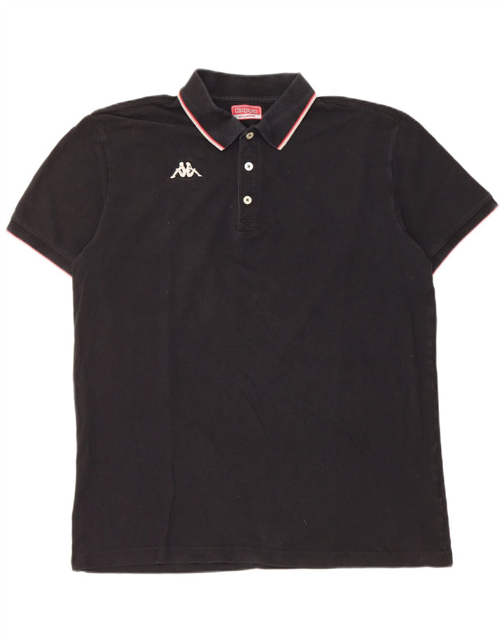 Camisa polo masculina Kappa 2XL algodão preto