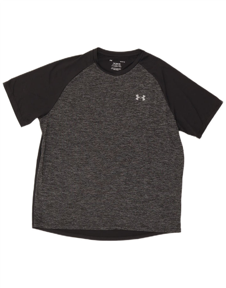 Camiseta masculina Under Armour grande cinza manchada
