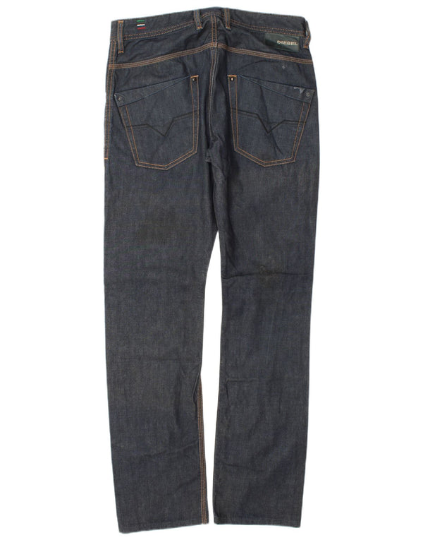 Diesel Masculino Krooley Slim Jeans W30 L32 Azul Marinho Algodão