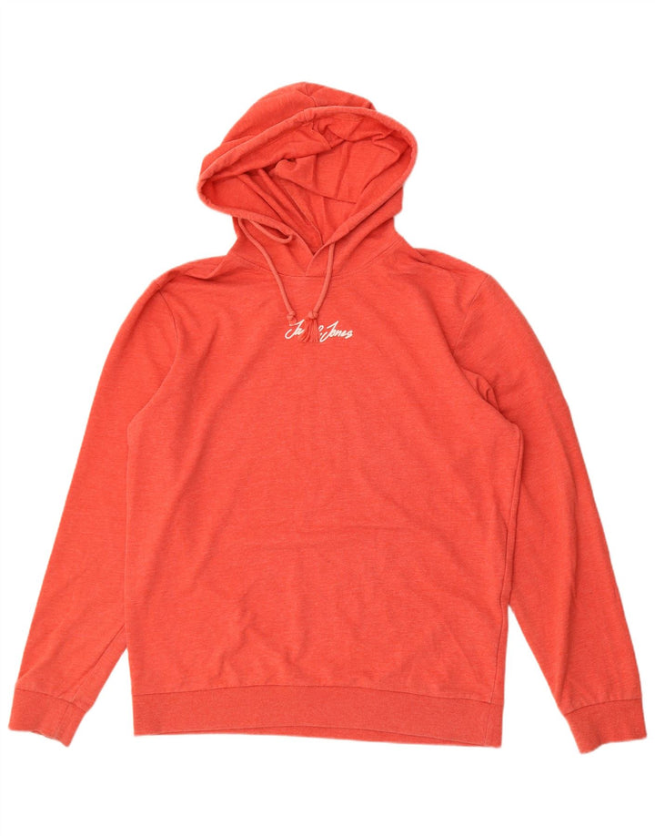 Jumper com capuz masculino Jack & Jones XL poliéster vermelho