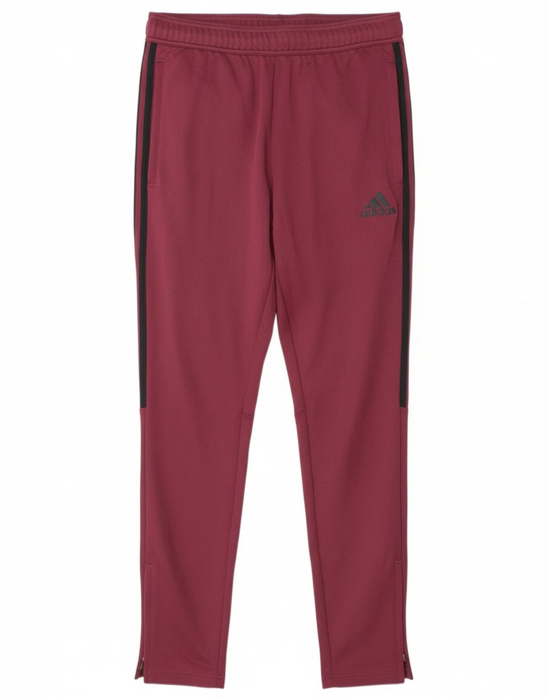 Adidas Mens Calças de treino Médio Borgonha Poliéster