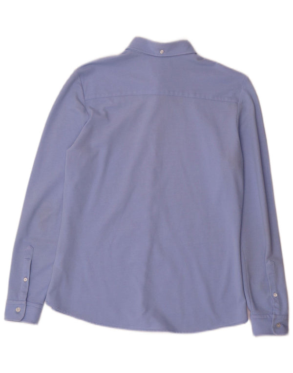 Camisa feminina Gant UK 10 algodão azul pequeno