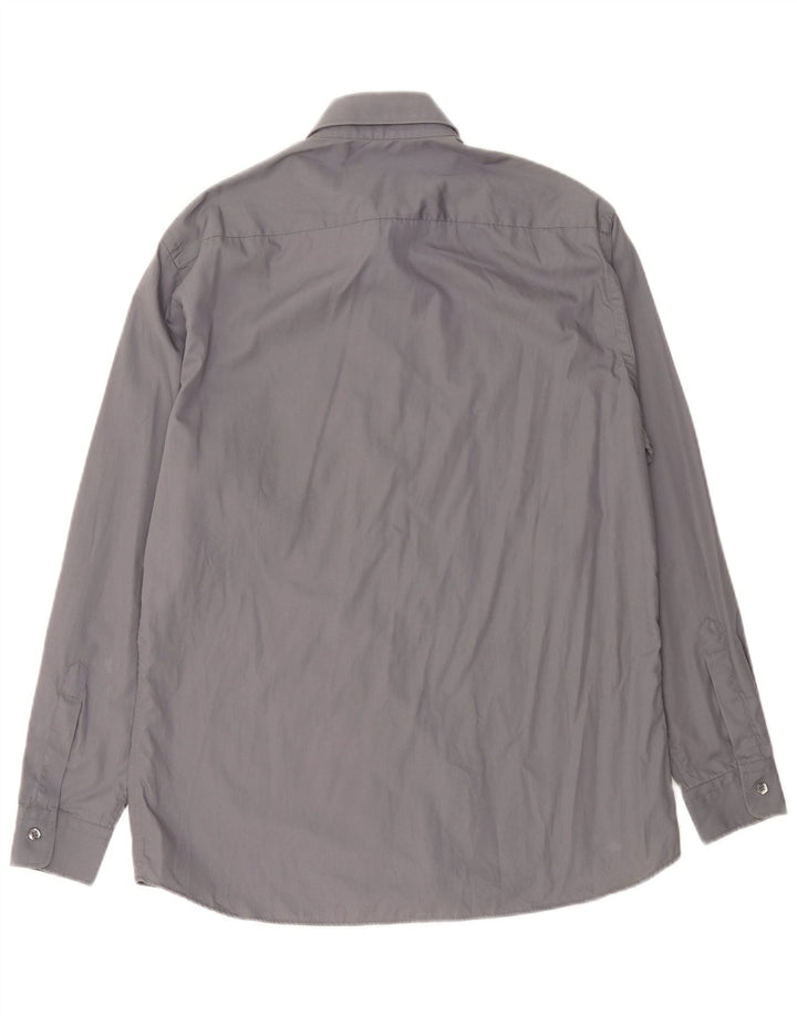 Camisa masculina Hugo Boss tamanho 40 15 1/2 cinza médio
