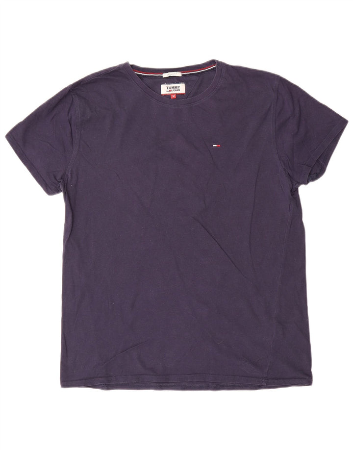 Tommy Hilfiger Camiseta masculina Regular Fit Top Médio Algodão Azul Marinho