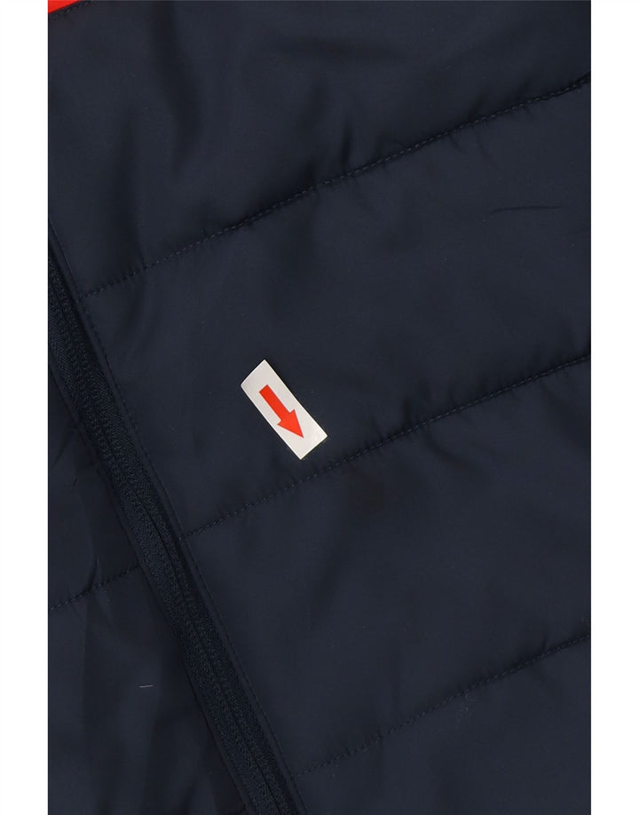 Colete Puma Boys Padded 7-8 Anos Azul Marinho Colourblock Poliéster