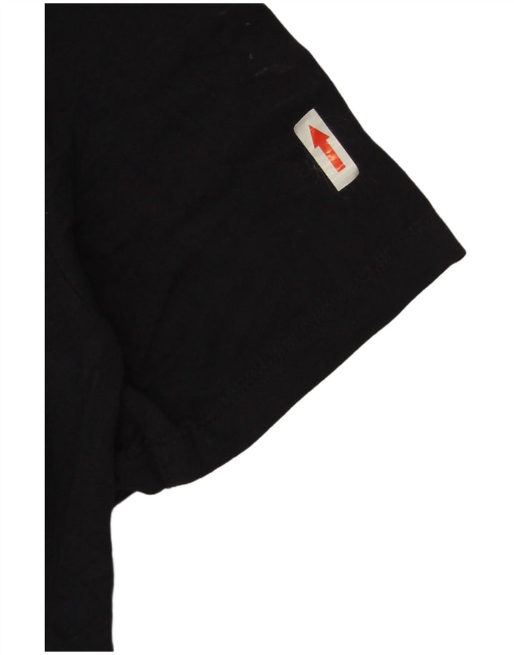 Camiseta masculina Zara Top grande azul marinho