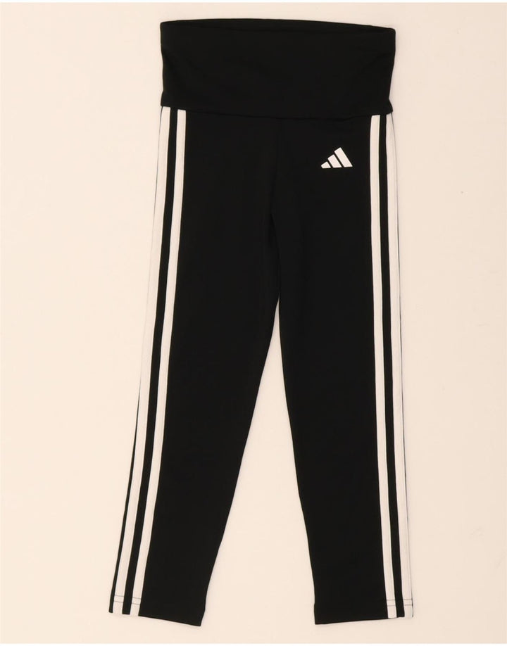 Leggings Adidas Aeroready para meninas 7-8 anos preto poliéster
