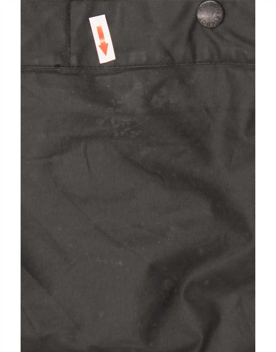 Jaqueta masculina de algodão encerado Polbot UK 42 XL preta