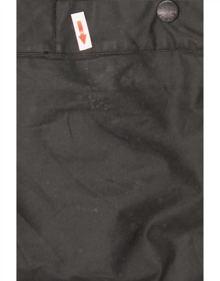Jaqueta masculina de algodão encerado Polbot UK 42 XL preta
