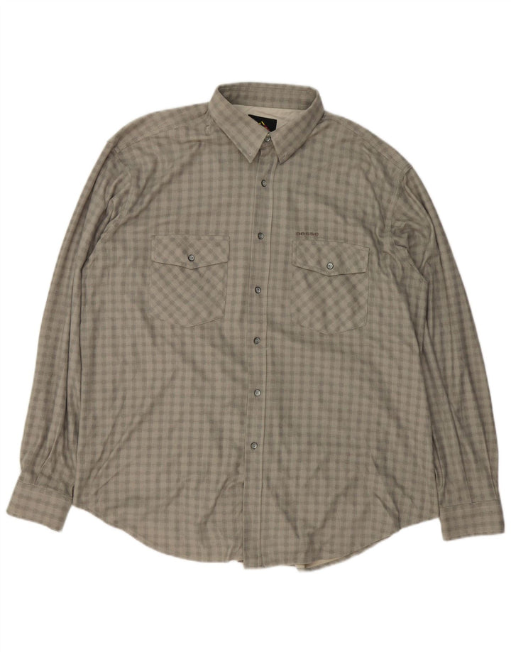 Camisa masculina Aesse 2XL cinza guingão