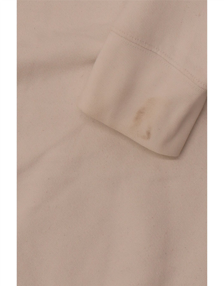 Suéter com capuz gráfico masculino Levi's grande algodão branco