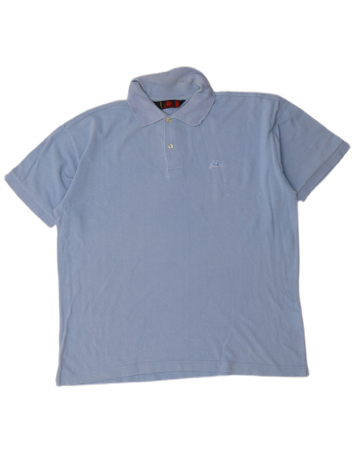 Camisa polo masculina Kappa 2XL algodão azul