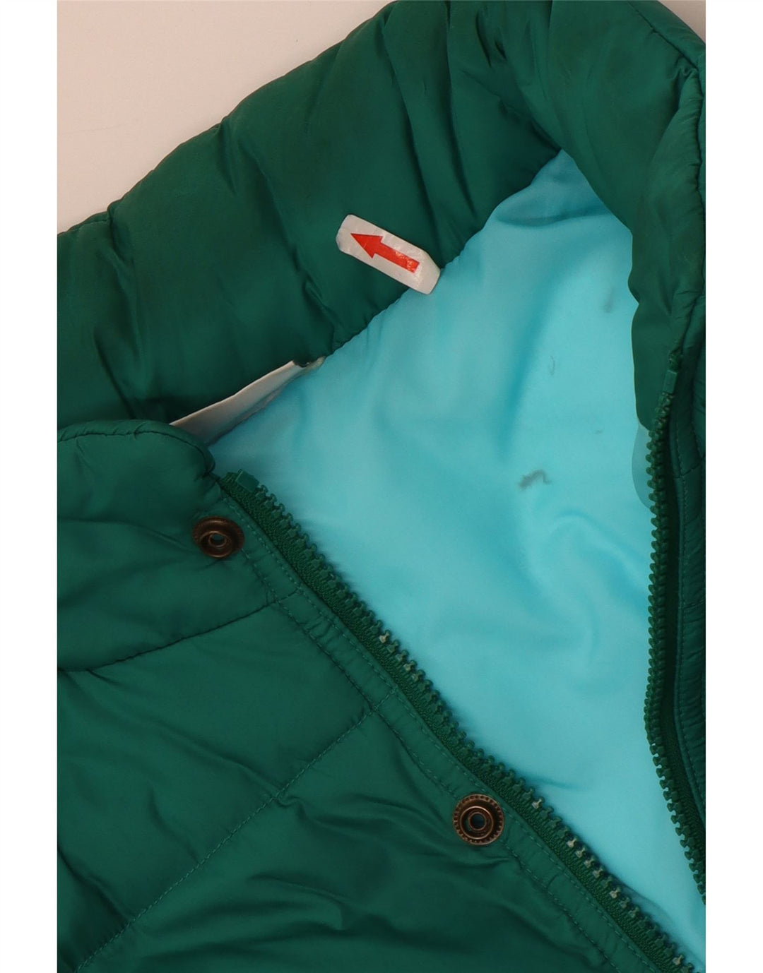 Jaqueta acolchoada masculina Sergio Tacchini UK 40 grande poliamida verde