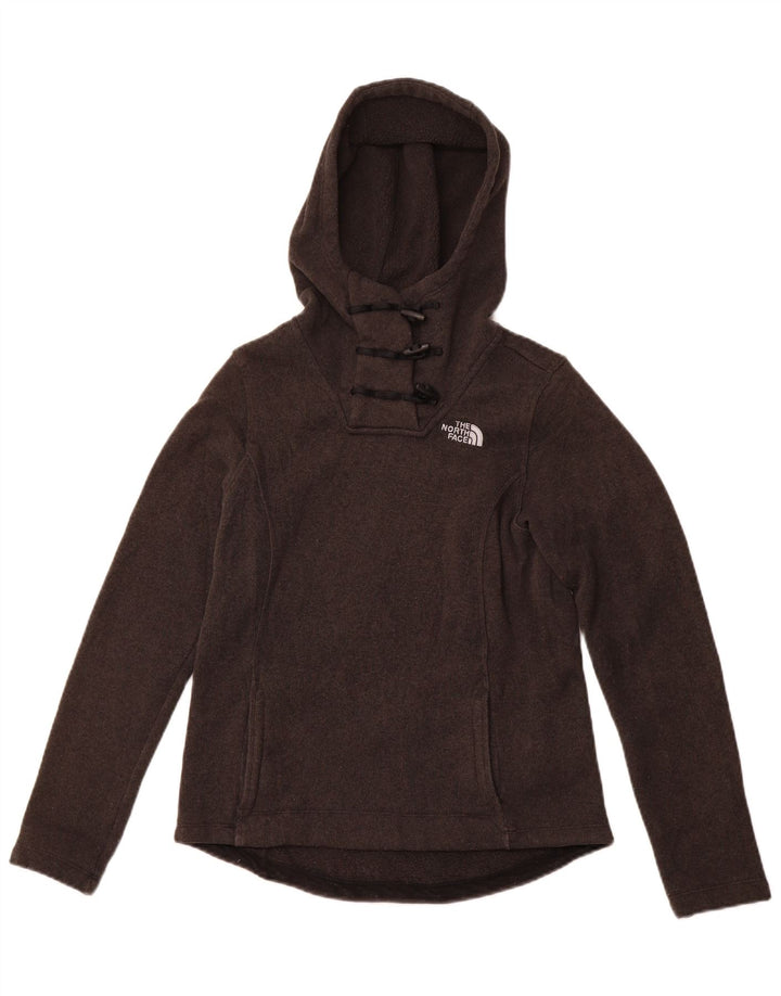 Suéter feminino com capuz e gola redonda THE NORTH FACE Reino Unido 10 pequeno poliéster cinza