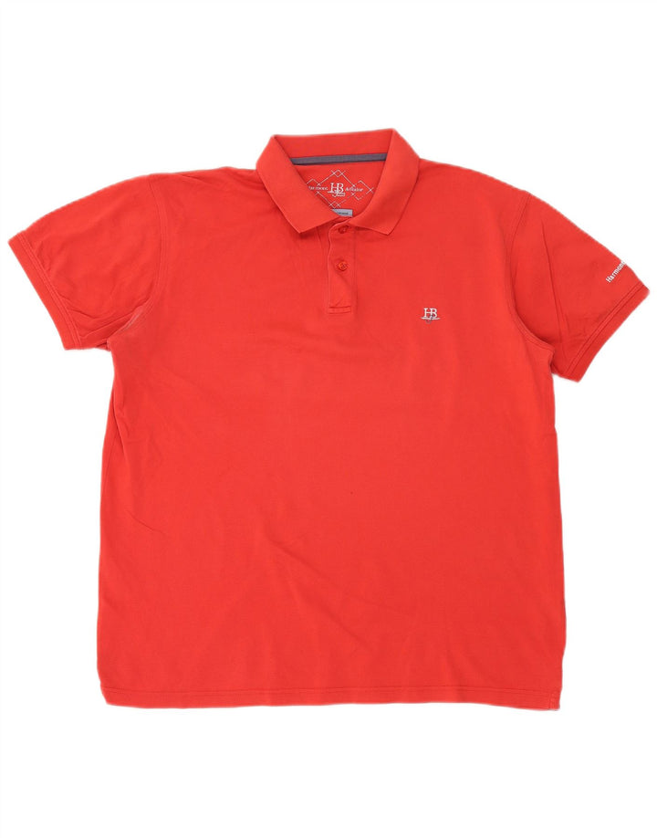 Camisa polo masculina Harmont & Blaine XL algodão vermelho